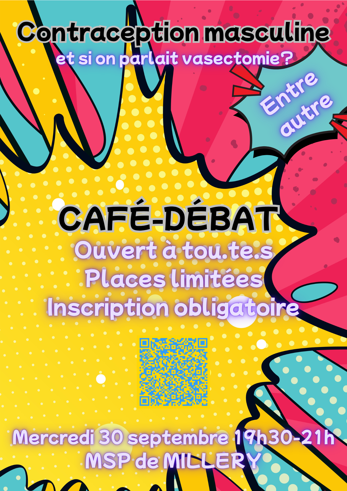 Café débat sur la contraception masculine