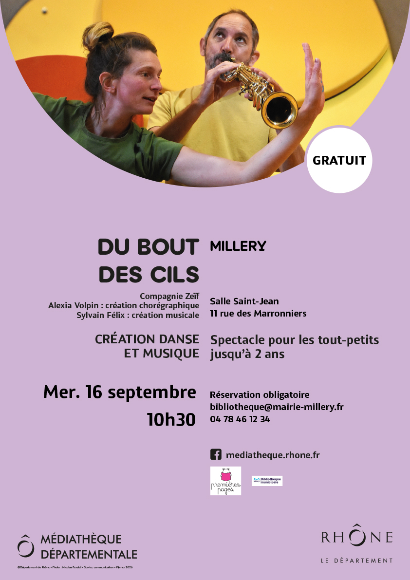 Spectacle Tout-petits : "Du bout des cils" - Compagnie Zeïf