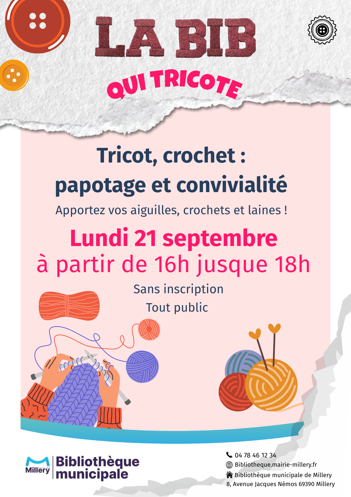 La bib qui tricote
